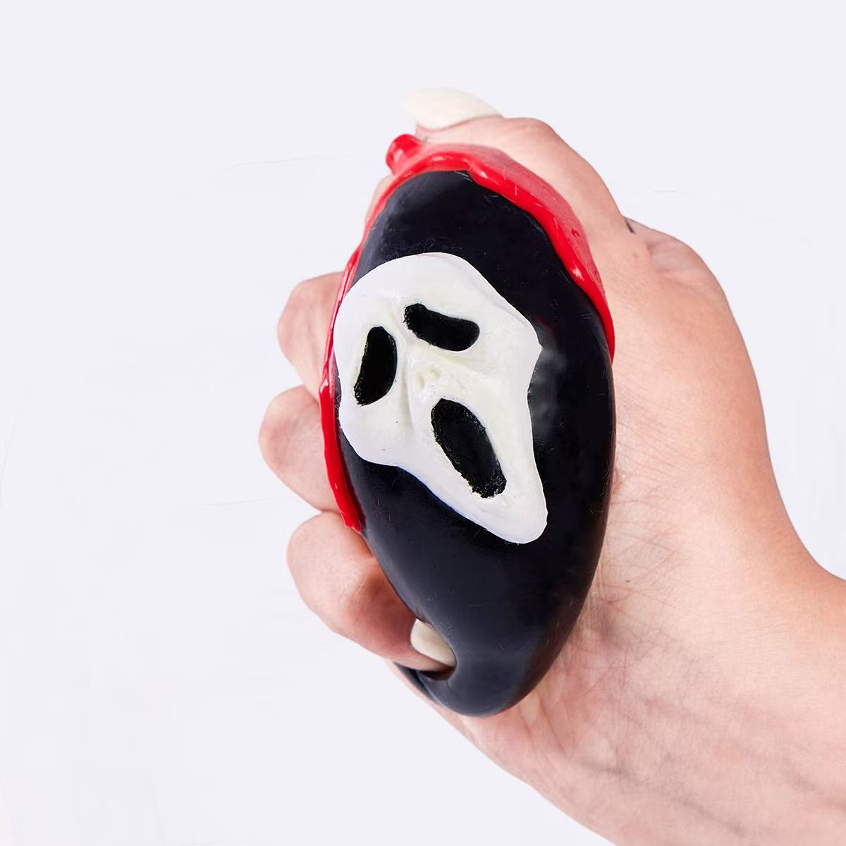 Bloody Ghost Face Pumpkin Taba Squishy