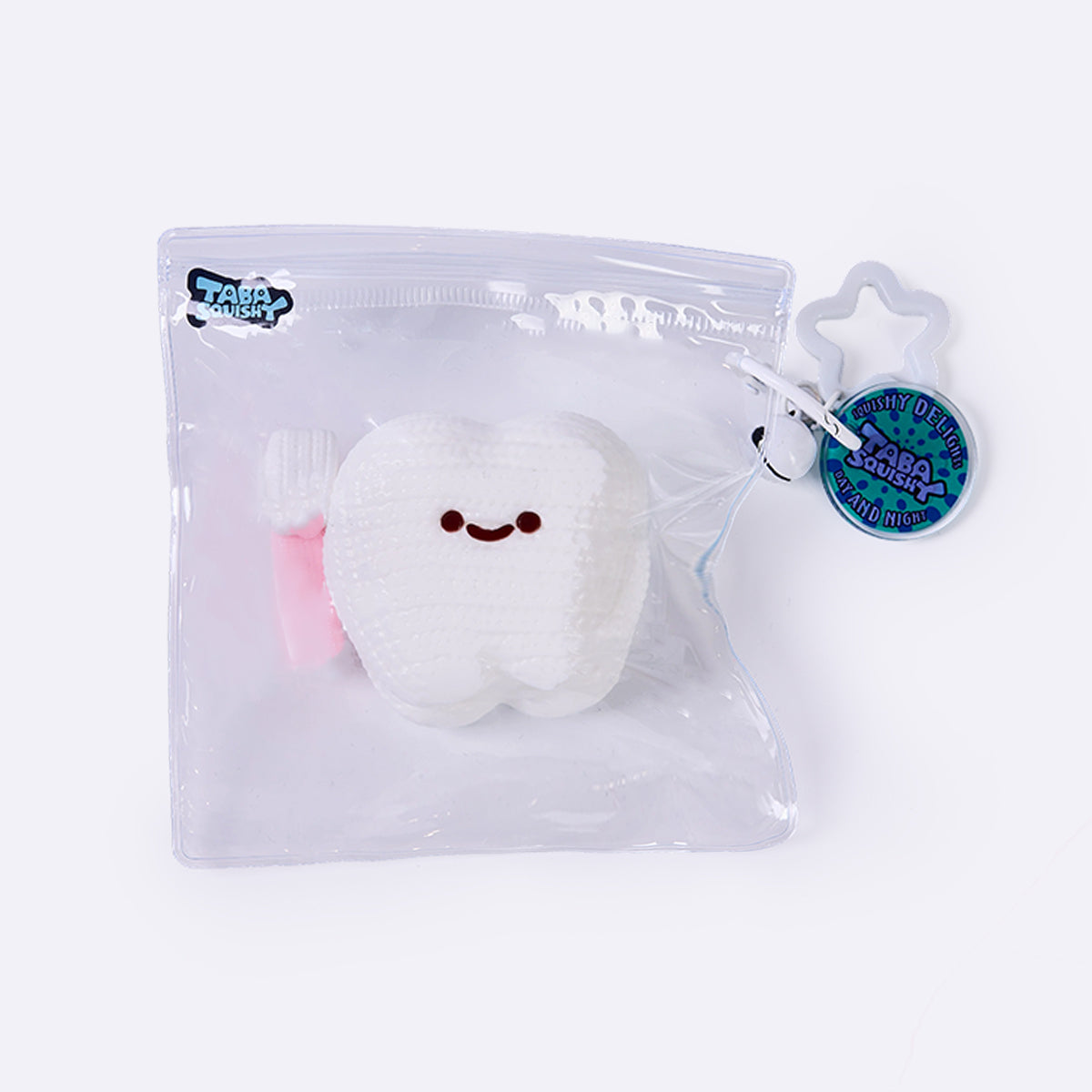 Knitted Tooth with Toothbrush