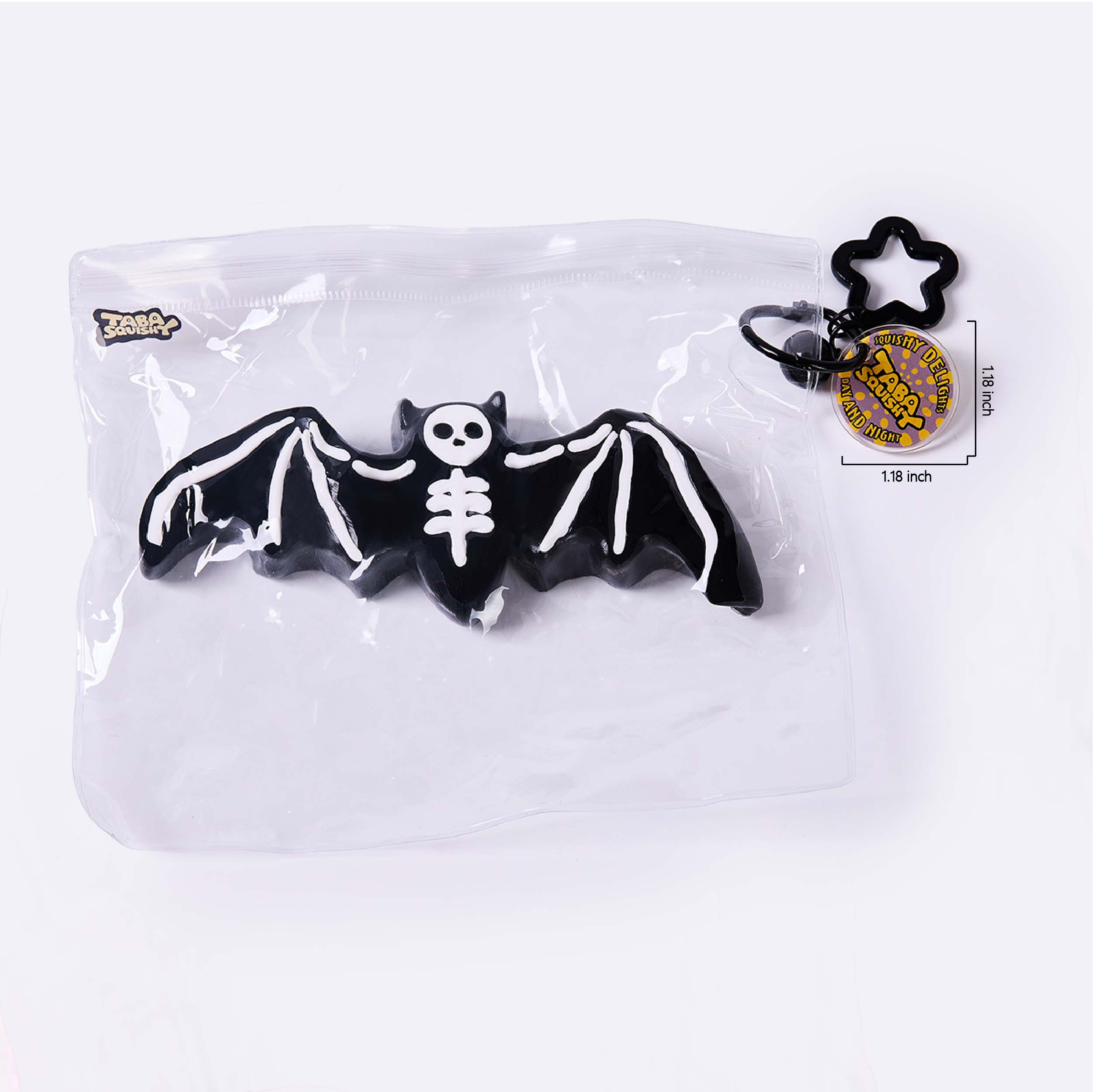 Skeleton Bat Taba Squishy