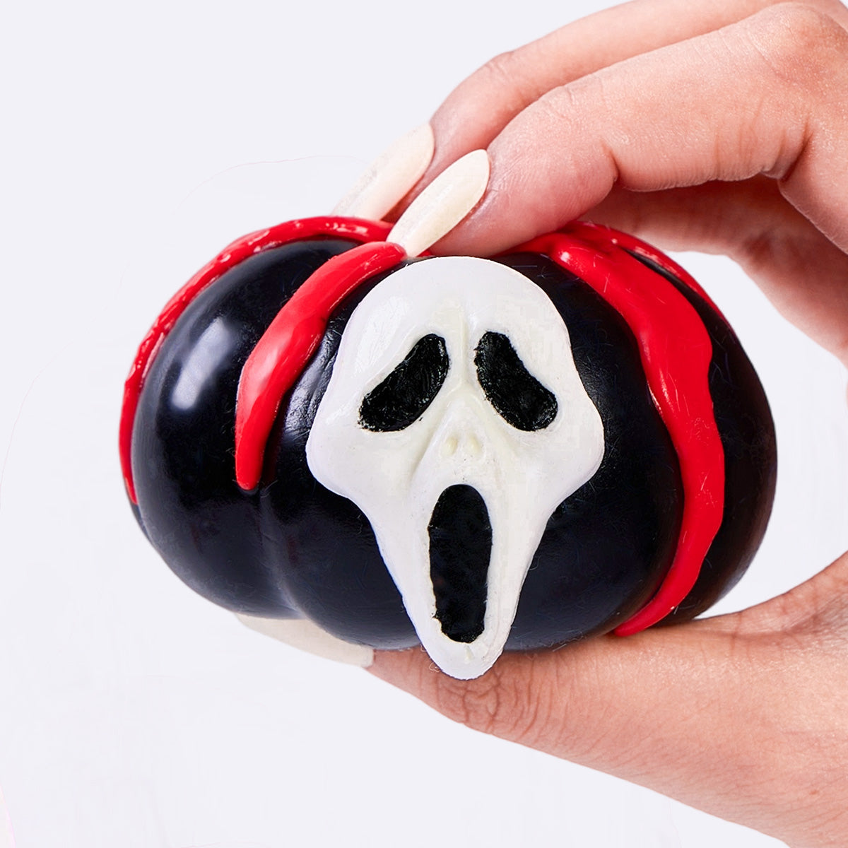 Bloody Ghost Face Pumpkin Taba Squishy