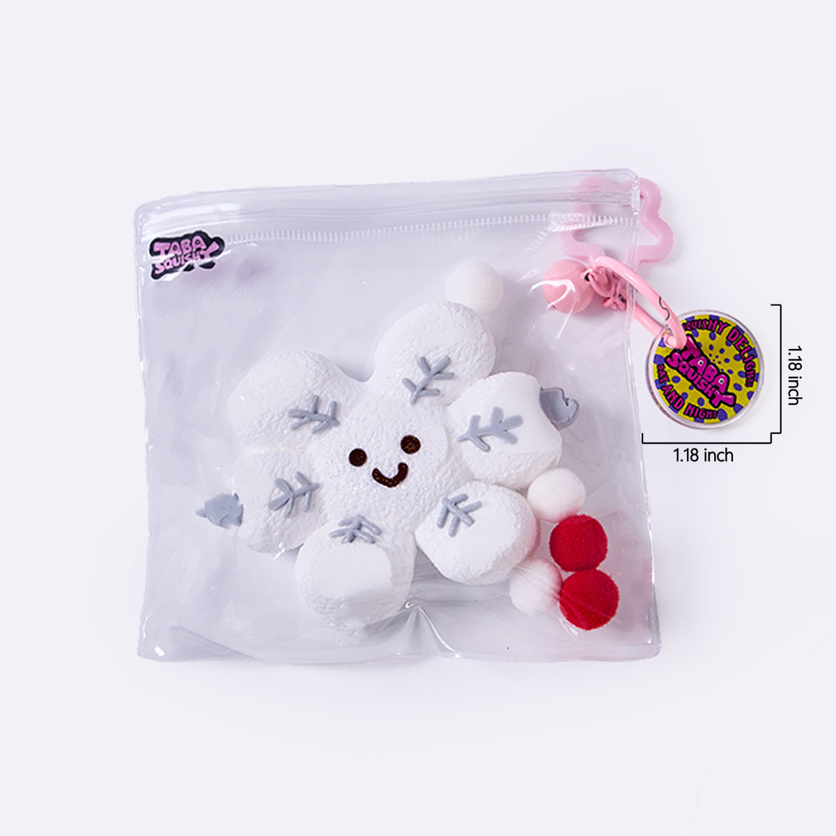 Cute Snowflake Taba Squishy