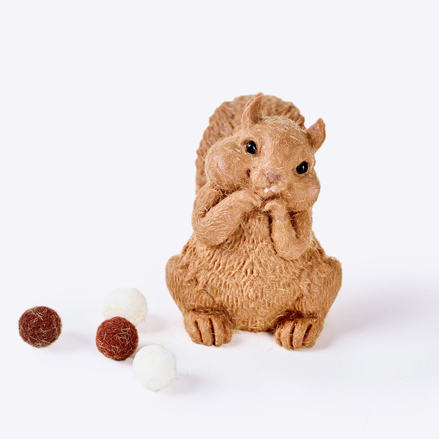 Flocked Squirrel Taba Squishy