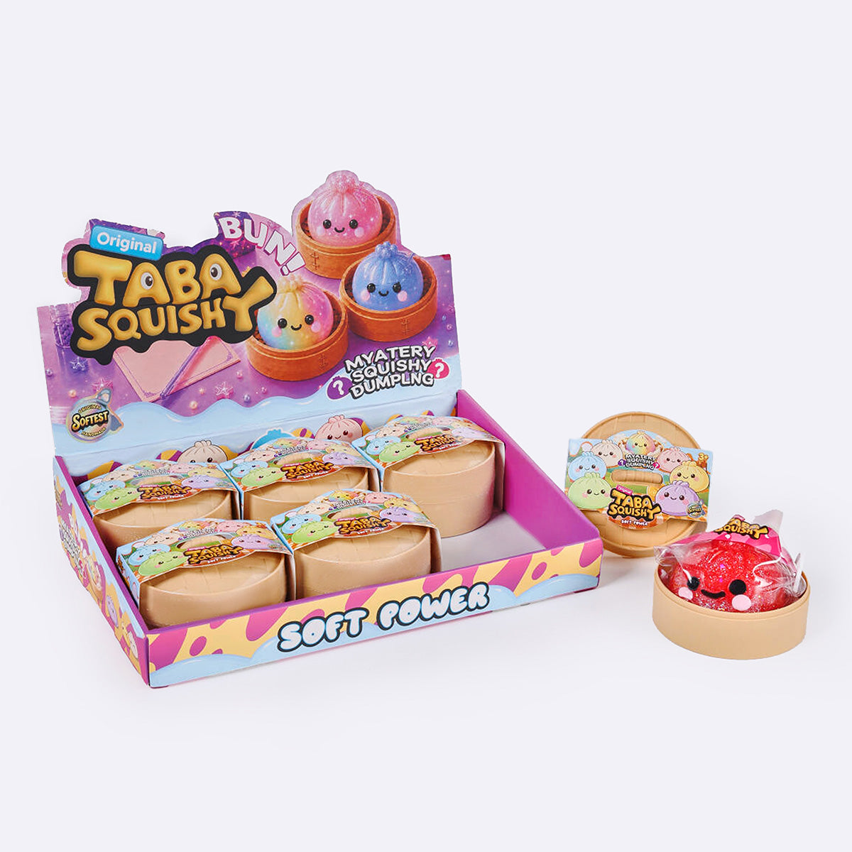Mystery Dumpling Squishy 6-Pack Display Box