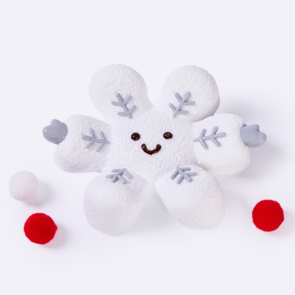 Cute Snowflake Taba Squishy