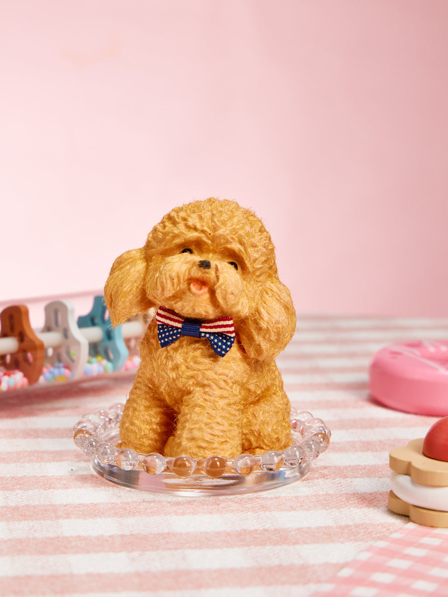 Flocked Poodle Dog Taba Squishy