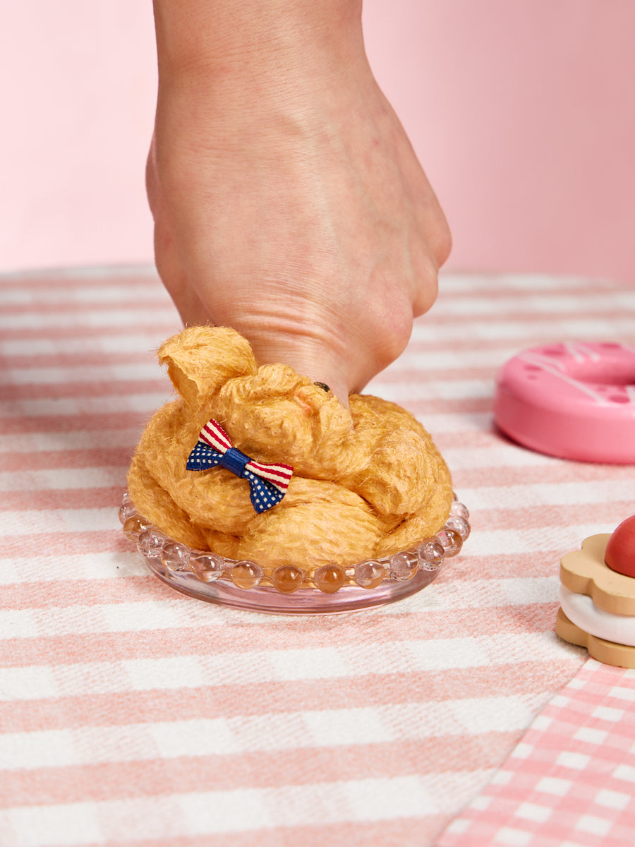 Flocked Poodle Dog Taba Squishy