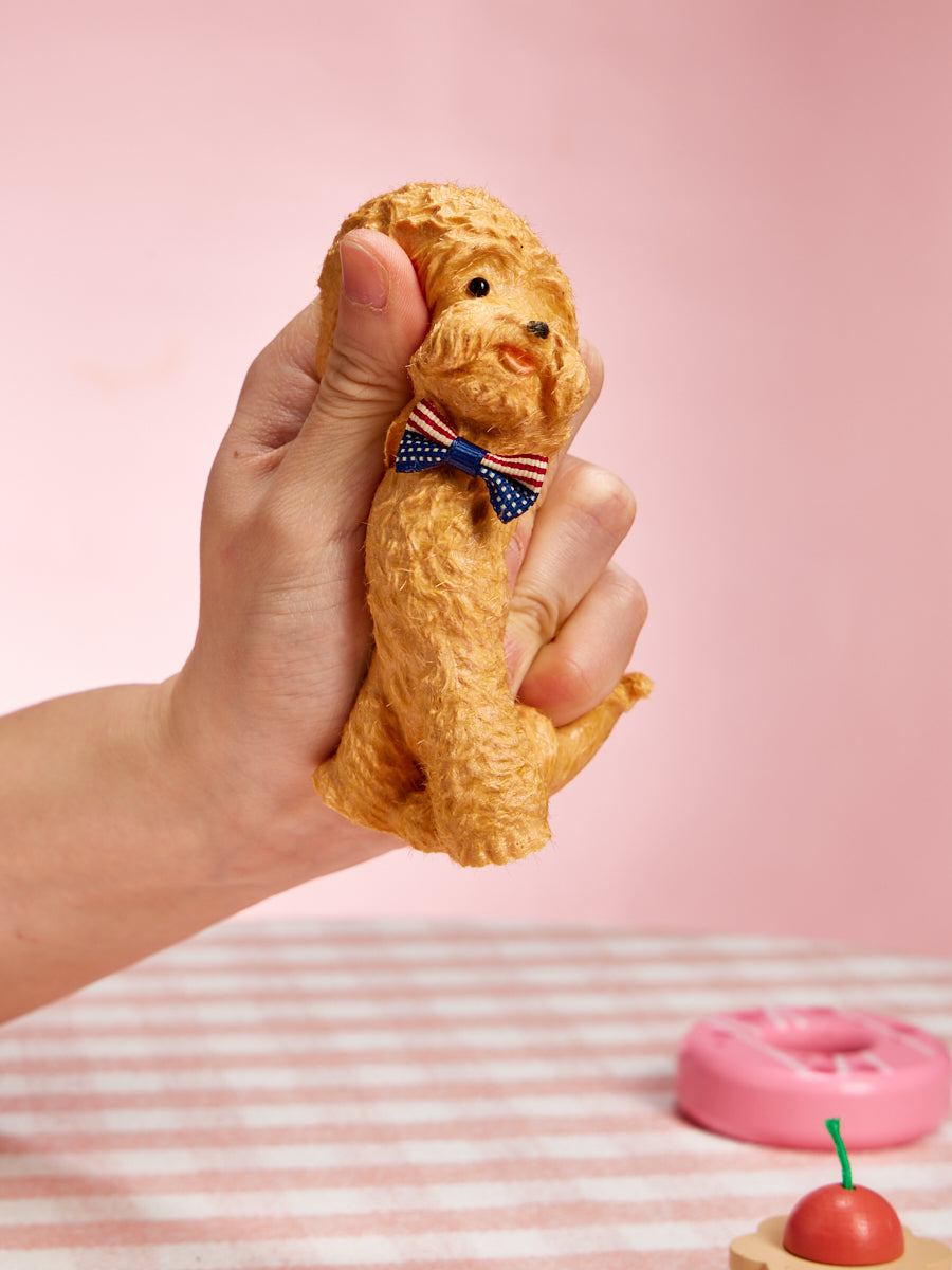 Flocked Poodle Dog Taba Squishy