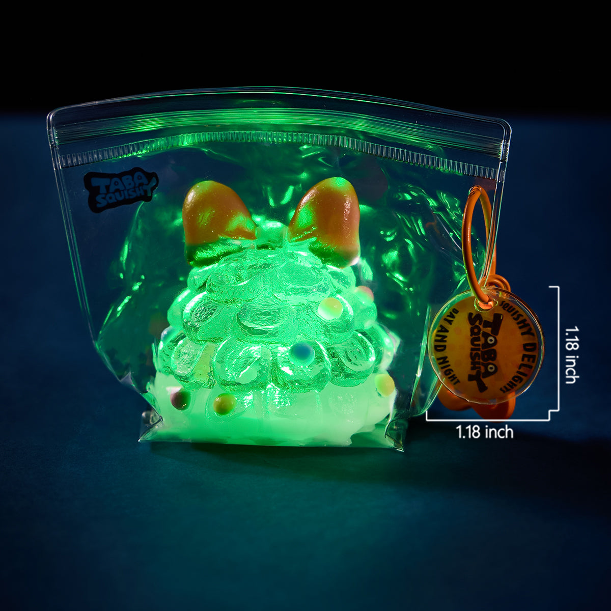 Xmas Tree with Green Light Taba Squishy