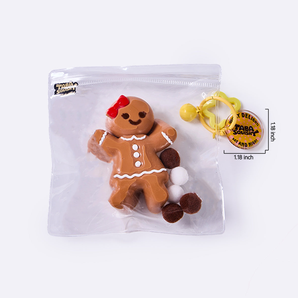Gingerbread Girl Taba Squishy