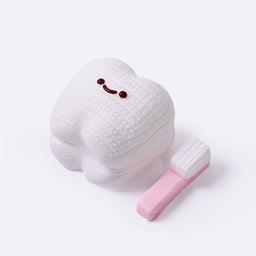 Knitted Tooth with Toothbrush