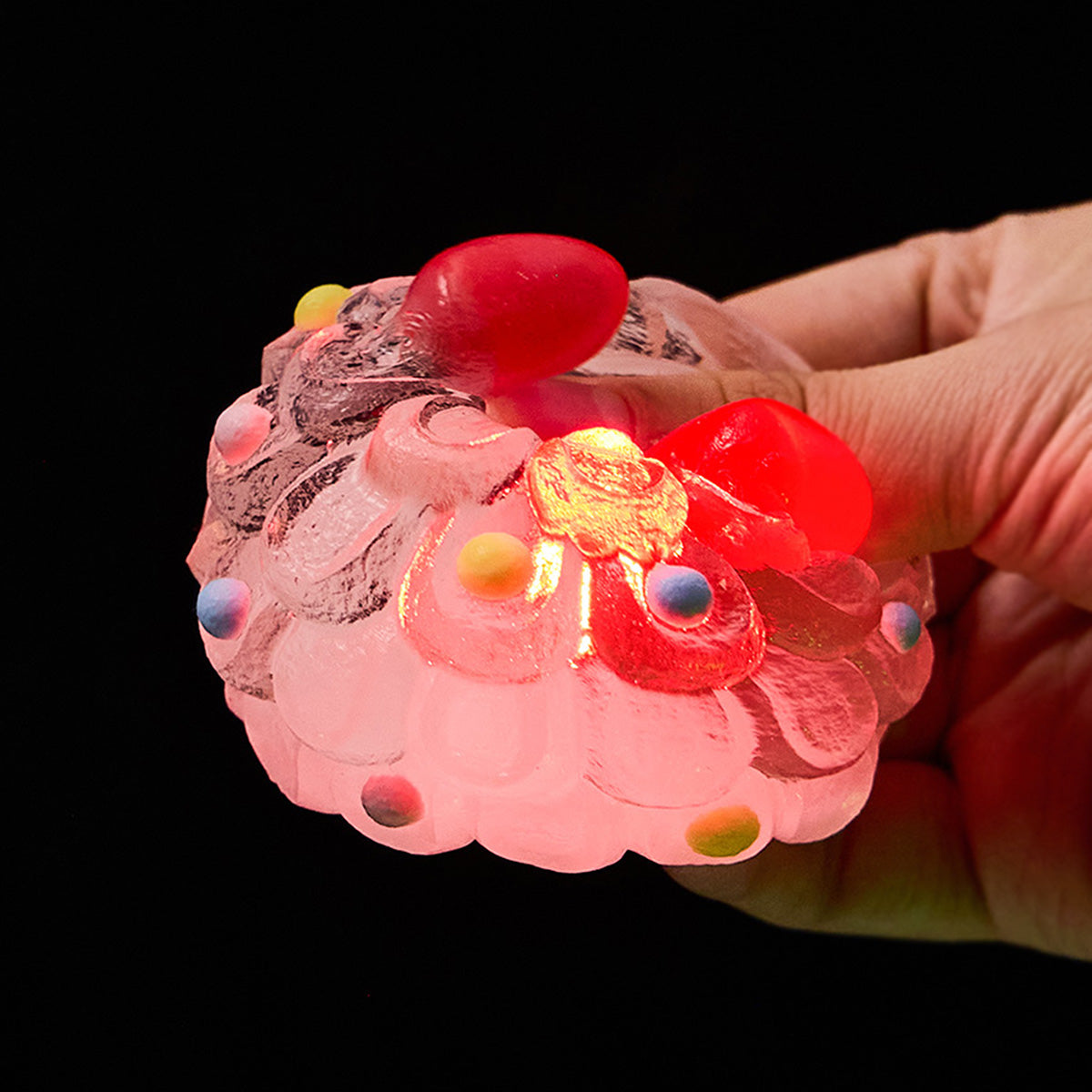 Xmas Tree with Red Light Taba Squishy