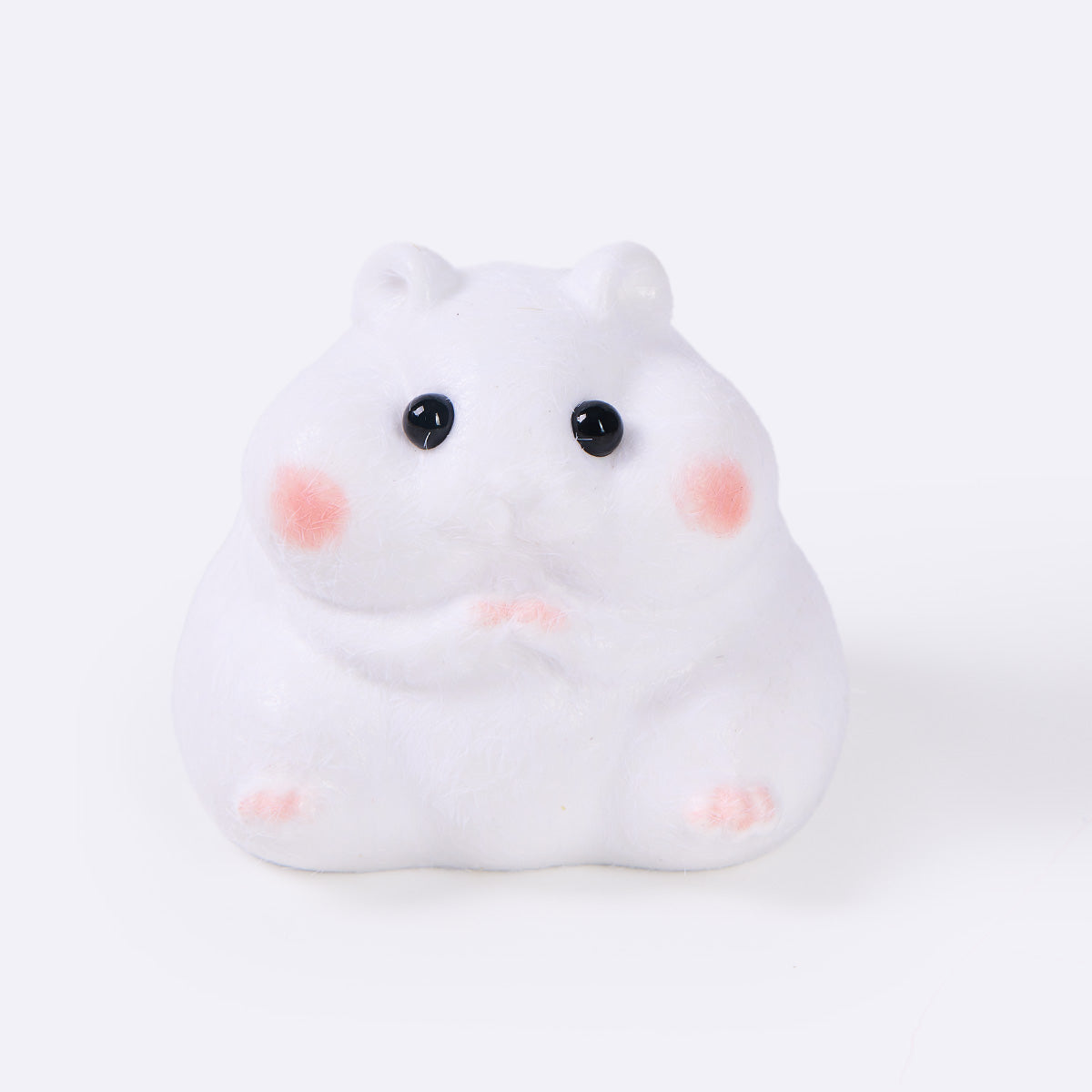 Flocked Hamster Taba Squishy (5 Color Options)