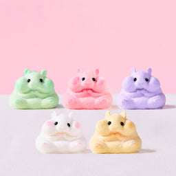 Flocked Hamster Taba Squishy (5 Color Options)