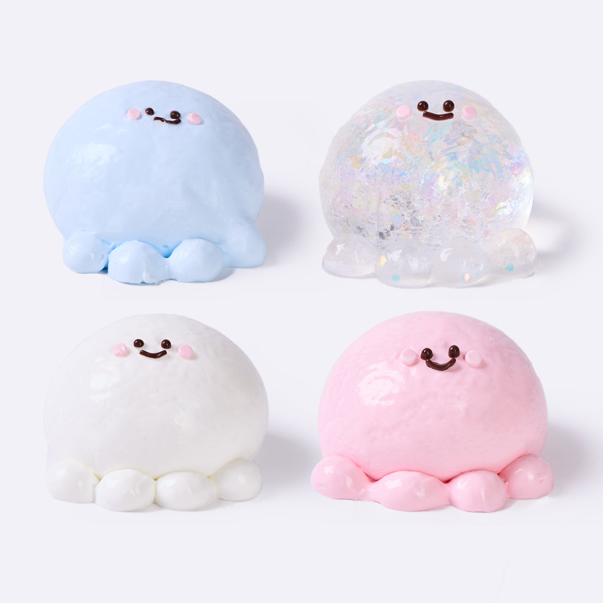 Smile Octopus Sensory Experience Taba Squishy  (4 Sensory Options)