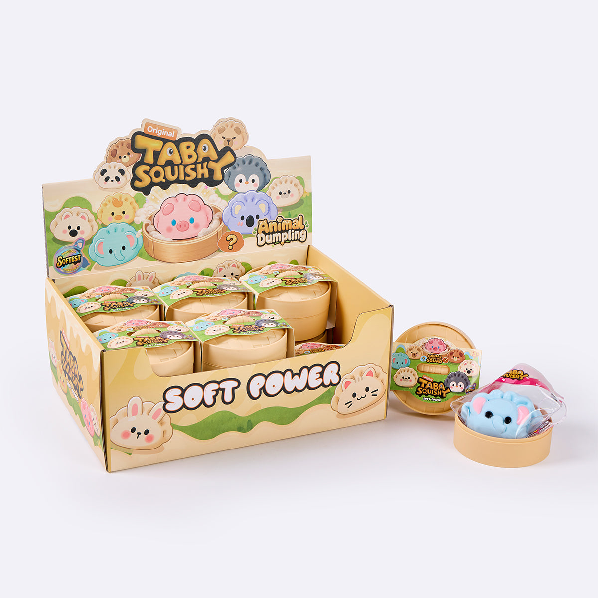 Mystery Animal Dumpling Squishy blind box