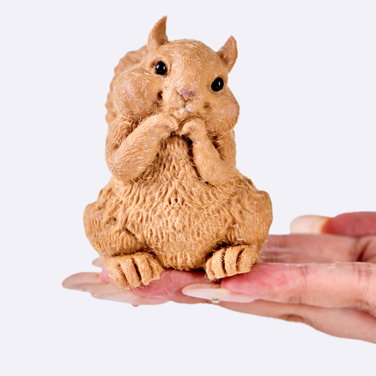 Flocked Squirrel Taba Squishy