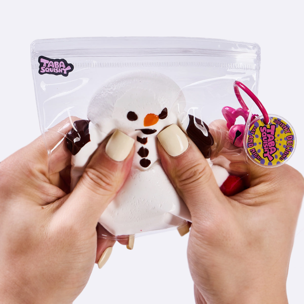 Smiling Snowman Taba Squishy