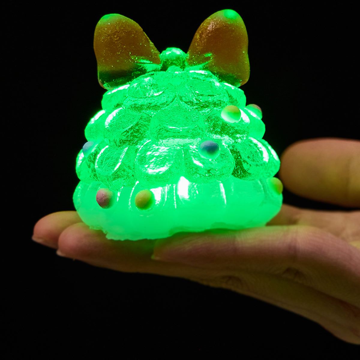 Xmas Tree with Green Light Taba Squishy
