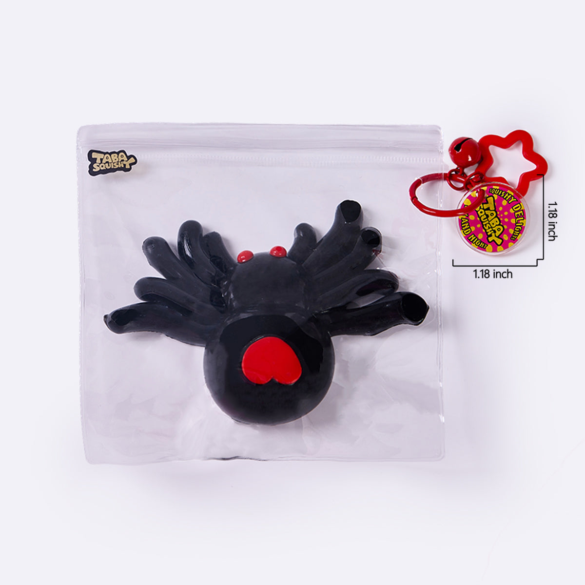 Black Spider Taba Squishy