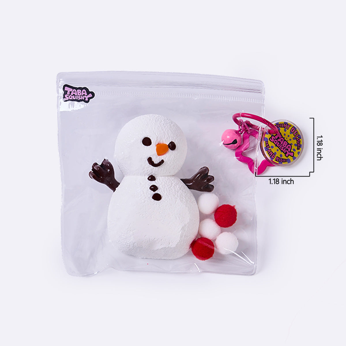 Smiling Snowman Taba Squishy