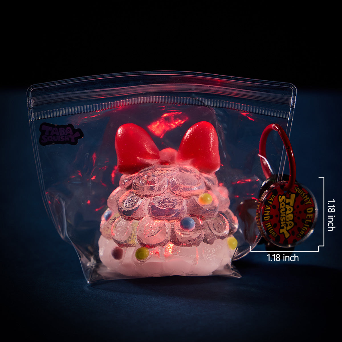 Xmas Tree with Red Light Taba Squishy