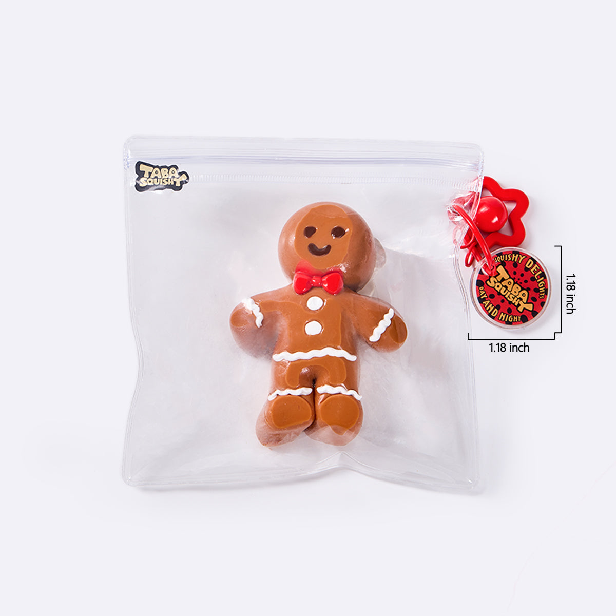 Gingerbread Boy Taba Squishy