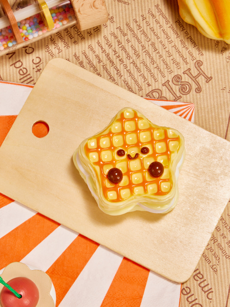 Cute Star Waffle Taba Squishy