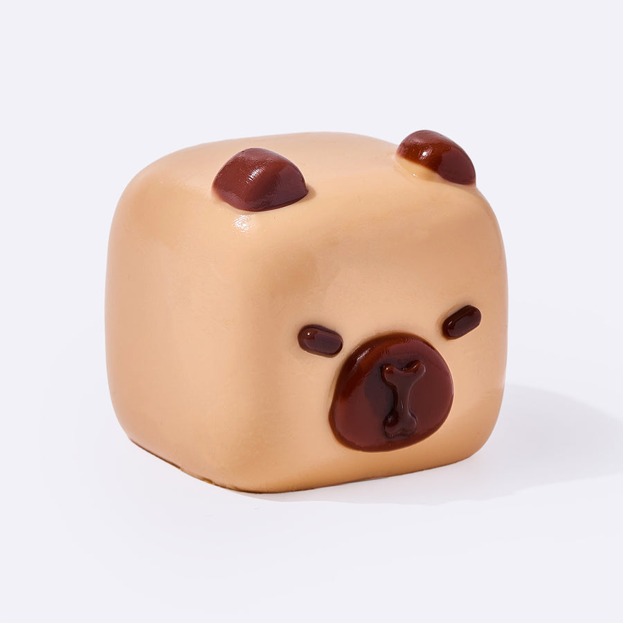 Earthy Yellow Capybara Cube
