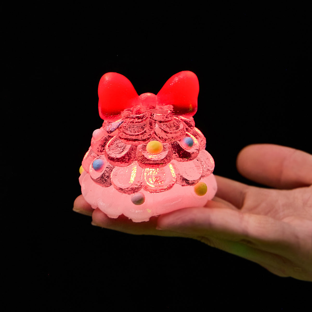 Xmas Tree with Red Light Taba Squishy